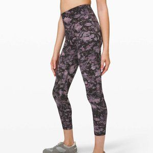 Lululemon Align 25" Floral Illusion Ice Grey Multi